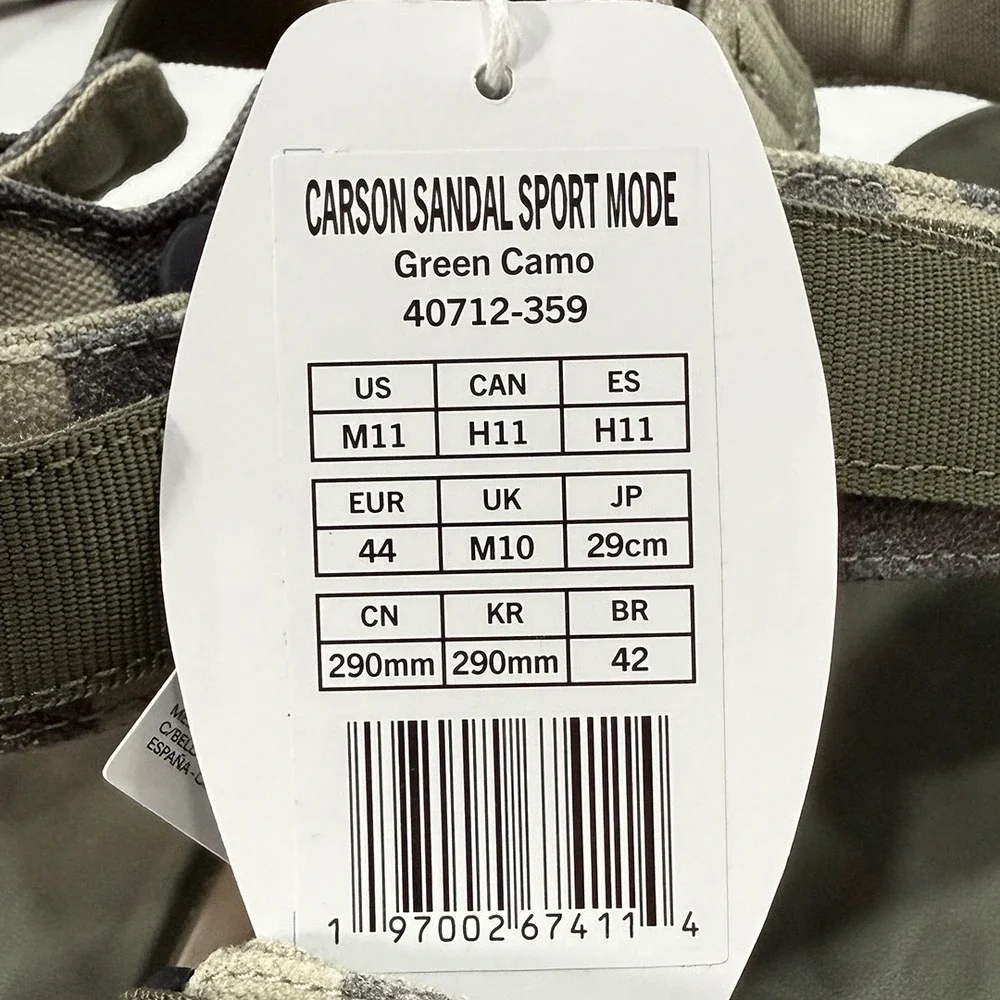 Hey Dude Carson Sport Mode Sandals - NWT  Mens Size 11 Olive - #49590-OF